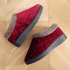 Soporte procesamiento personalizado invierno Beijing zapatos de tela antiguos zapatos de algodón para mujer zapatillas de algodón cálidas y cómodas zapatillas de plataforma zapatos para el hogar