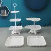 Suporte de mesa para sobremesas, pratos, expositores, enfeites, bandeja para lanches e frutas, decoração de casamento, mesa de centro para sala de estar, prato de frutas personalizado