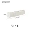 Pedido Mínimo de una Pieza Transfronterizo Banco Plegable Retráctil de Papel Kraft con Cojín Taburete Plegable Largo para Varias Personas Venta Directa de Fábrica