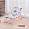 Silla de Playa Gigante de Madera para una Persona al Aire Libre Directa del Fabricante, Silla de Lona Desmontable y Lavable, Plegable Portátil de Madera Maciza
