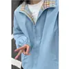 Chaqueta de entretiempo con retazos transfronteriza para hombre, nuevo diseño 2026, sin capucha, estilo callejero americano, chaqueta para pareja