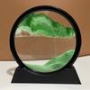 Adornos creativos de pintura de arenas movedizas para el hogar, la oficina, el escritorio, reloj de arena, decoraciones artesanales en 3D, regalo de inauguración de la casa para la sala de estar