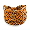 Diadema de Halloween Europea y Americana Diadema con Estampado de Calavera Bufanda Ancha Elástica Deportiva Yoga Nudo Diadema