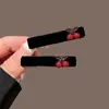Pinza Lateral para Flequillo Flocado para Mujer, Artefacto de Acabado de Cabello Suelto de Alta Gama y Exquisito, Pasador para la Frente Pasador Tocado