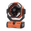 Producto Nuevo Transfronterizo Ventilador Portátil de Gran Capacidad para Camping al Aire Libre, Rotación Automática de 360 Grados, Velocidad Ajustable Continuamente, Personalizable