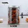 Frascos redondos de almacenamiento, botellas de vidrio para caviar, frascos Mason, botellas de boca ancha, frascos para ensaladas de alimentos ligeros, frascos para mermelada con tapas de aluminio, frascos para conservas