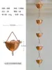 Cadena de lluvia para patio, cadena desviadora de agua para villa, drenaje de aleros, campana de lluvia, gota de lluvia, campana de lluvia para exteriores, cadena de lluvia japonesa, desviación de agua de templo.