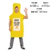 Disfraces de fiesta de carnaval, cosplay divertido para fiesta de snacks, accesorios de Halloween transfronterizos, utilería para actuaciones en escenario, disfraces de actuación