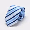 Gravata Formal para Negócios Amarrada à Mão Masculina Azul Preta Cinto Longo 8cm Banco Hotel Roupa de Trabalho Profissional Gravata
