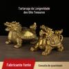 Bronze oito tesouros aniversário tartaruga enfeites fofoca Dragão tartaruga Beidou quatro Deus Besta dragão tartaruga mobiliário doméstico artesanato de cobre atacado