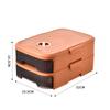 Caja de Almacenamiento Tipo Cajón para Huevos, Cesta para Refrigerador, Bandeja para Huevos de Cocina, Caja para Huevos Conservadora de Frescura, Almacenamiento Creativo