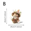 Pegatinas Electrostáticas para Vidrio Estilo Pastoral Transfronterizo con Conejitos Lindos y un Toque Fresco de Verano, Varios Diseños de Frutas y Flores, Pegatinas de Conejo para Ventana