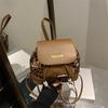 Mochila vintage de gran capacidad para mujer, bolso escolar pequeño de estilo occidental, combinable con todo, ideal para otoño e invierno, 2024
