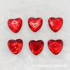Flat cut coração Taiwan acrílico diamante pêssego coração diy telefone móvel shell joias diamante plano atacado