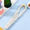 Funda para taza de té con leche y café, funda de malla tejida aislante, cubierta protectora para taza de vidrio y vaso de agua, bolsa de malla portátil para vaso de agua de mano