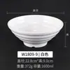 Cuenco de melamina para fideos comerciales, vajilla de restaurante, tazón de ramen de carne blanca de porcelana de plástico de resina, tazón grande, tazón de fideos, tazón de sopa, tazón de polvo