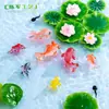 Paisaje en miniatura, decoraciones creativas y lindas de peces pequeños y koi, paisajismo para acuarios y peceras, accesorios decorativos DIY, adornos pequeños