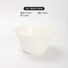 Tigela de Cerâmica Branca Pura Jingdezhen Personalizada Tigela Doméstica para Arroz Tigela para Macarrão Tigela para Sopa Cor sob Esmalte Utensílios de Mesa Fábrica de Origem Lote