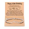 Pulsera Ajustable con Forma de Ola de Acero Inoxidable con Perlas, Estilo Europeo y Americano, Pulsera de Regalo de Cumpleaños, Exquisita y Compacta