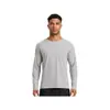Camiseta Deportiva de Cuello Redondo Otoño Invierno para Hombre, Sensación Fresca, Protección Solar, Camiseta Deportiva para Exteriores, Ciclismo, Secado Rápido, Manga Larga Deportiva