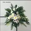 Flores Artificiales para Arreglos Florales de Boda Flores Colgantes Banquete de Compromiso Banquete de Bebé Tablero KT Diseño de Escena Floral para Boda Flores Falsas