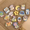 Insignia Serie Oso Espacio Creativo DIY Acrílico Mochila Estudiante Funda de Teléfono Parche Decorativo Broche
