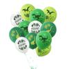 Conjunto Temático de Balões de Dinossauro da Amazon Transfronteiriça 12 polegadas Látex Verde Selva Festa Balão Decorativo Barraca