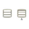 Hebilla de una pulgada, hebilla de cuatro velocidades, mochila, hebilla ajustable, hebilla de metal, accesorios de hardware para equipaje, ancho interior de 2,5 cm
