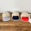 Gorra de Béisbol de Secado Rápido de Diseñador para Niños, Nueva Gorra Plana de Cinco Paneles de Moda para Niños y Niñas