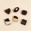 Accesorios de Resina de Chocolate con Nueces Simuladas, Llavero DIY de Pegamento Cremoso, Funda de Teléfono Hecha a Mano, Accesorios para el Cabello, Cuerda para el Cabello al por Mayor