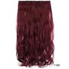 Peluca Transfronteriza Fabricante Mayorista Clip de Una Pieza Extensiones de Cabello Largo Rizado de Cinco Clips Piezas de Peluca de Comercio Exterior Europeo y Americano