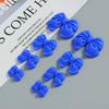 Moño azul Klein accesorios de resina hechos a mano diy gel crema pinza para el cabello accesorios para refrigerador funda para teléfono