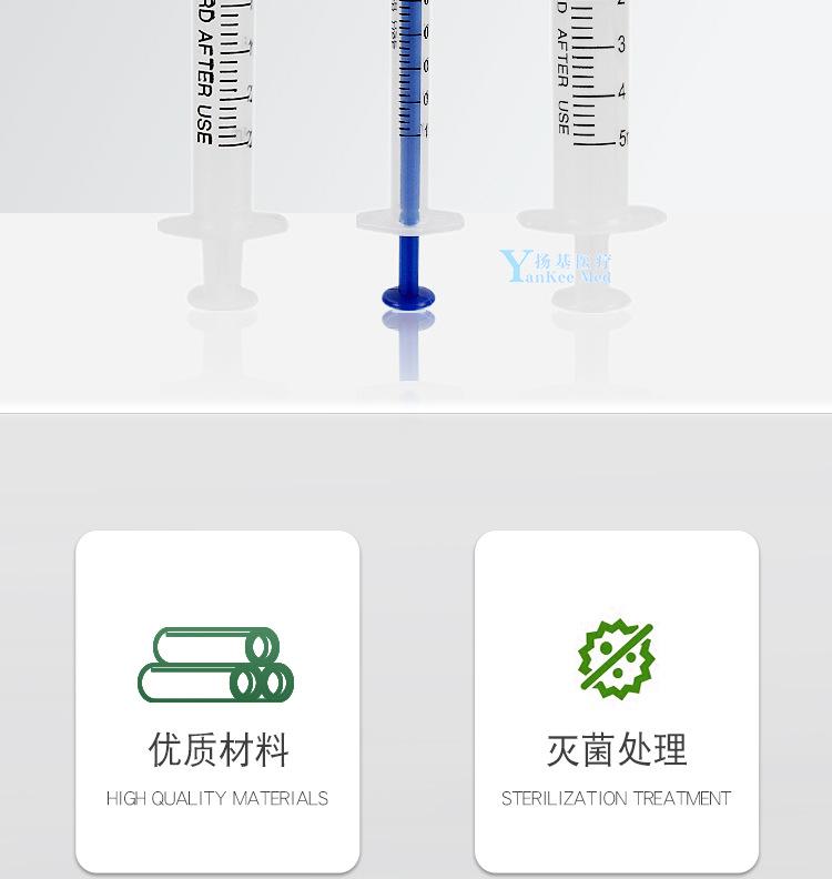 兽用注射器无菌一次性针筒针管1/2.5/5ml兽医疫苗注射