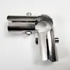 Conectores de Tubo de Acero de 32 mm, Uniones para Tubería de Agua de Tubo Redondo Galvanizado, Accesorios de Tres y Cuatro Vías, Sujetadores para Barandillas y Pasamanos, Estantes