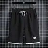 Pantalones Cortos Waffle para Hombre, Falso Dos Piezas, Pantalones Cortos Casuales Holgados de Longitud Media, Verano Finos de Moda Deportivos de Baloncesto de Secado Rápido de Cinco Puntos