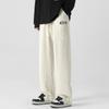 Pantalones de pana para hombre Primavera y Verano Pantalones casuales rectos 2025 Nuevo estilo Juventud Holgados Drapeados Pierna Ancha
