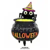 Nuevas Decoraciones de Globos de Halloween, Globos de Papel de Aluminio, Decoraciones para Fiestas Temáticas de Halloween, Globos de Dibujos Animados con Forma Especial