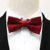 Pajarita Masculina Boda Boda Novio Padrino Borgoña Hermano Grupo Pajarita Accesorios de Vestir Tendencia Versión Coreana