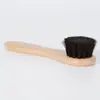 Comércio Exterior Transfronteiriço Mais Vendido Escova de Cabeça Redonda, Escova de Crina de Madeira de Faia, Escova de Cerdas Macias para Polimento a Óleo, Fabricante de Escova de Sapatos Atacado