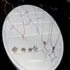 Set de Collar y Anillo Abierto con Forma de Estrella de Zirconia Chapado en Oro de 18 Quilates 2026 Nuevo Exquisito Lujo Temperamento Joyería