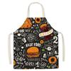 Amazon Delantal sin Mangas Estampado Digital de Dibujos Animados de Hamburguesa, Pizza y Donut Cubre todo Anti-Manchas para Cocina Admite Personalización