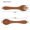 Fábrica Benhaida Garfo Colher de Silicone para Bebê Garfo Colher de Alimentação para Bebê Garfo Colher de Treinamento para Bebê