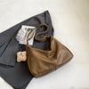 All-match Ins Bolsa Crossbody Feminina 2023 Nova Moda Outono e Inverno Vintage Bolsa Tote Estilo Universitário Casual Bolsa de Grande Capacidade