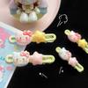 Horquilla ovalada con forma de estrella de Hello Kitty, adorable y dulce niña, con diseño de gato de dibujos animados, accesorios para el cabello para mujer, tocados.