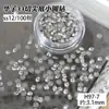 Novos Strass Redondos com Fundo Pontiagudo de 33 Cortes para Nail Art, Strass de Cristal Multifacetados para Preenchimento, Bolas de Strass Empilháveis para Unhas, Acessórios de Unha Vestíveis