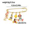 Dibujos Animados Lindos Gato Mary Pines Metálicos Accesorios Mickey Mickey Mouse Pato Donald Aleación Goteo de Aceite Broches Accesorios