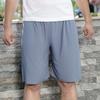 Pantalones de pijama de verano de algodón y seda para hombre, pantalones cortos casuales finos, sueltos, para uso exterior, para el hogar, pantalones deportivos de talla grande