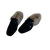 Nuevos Colores Otoño/Invierno 2026 Mealade Estilo Relajado Mocasines sin Cordones Mocasines de Mujer Zapatillas Cálidas con Forro de Piel