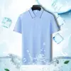 Camiseta de manga corta Polo para hombre Verano 2023 Nuevo Cuello Solapa Delgado Top de Algodón Mercerizado para Hombre Ropa Casual