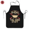 E-commerce transfronterizo caliente barbacoa divertida estampado impermeable simple cuello colgante alto valor de color delantal estampado de letras